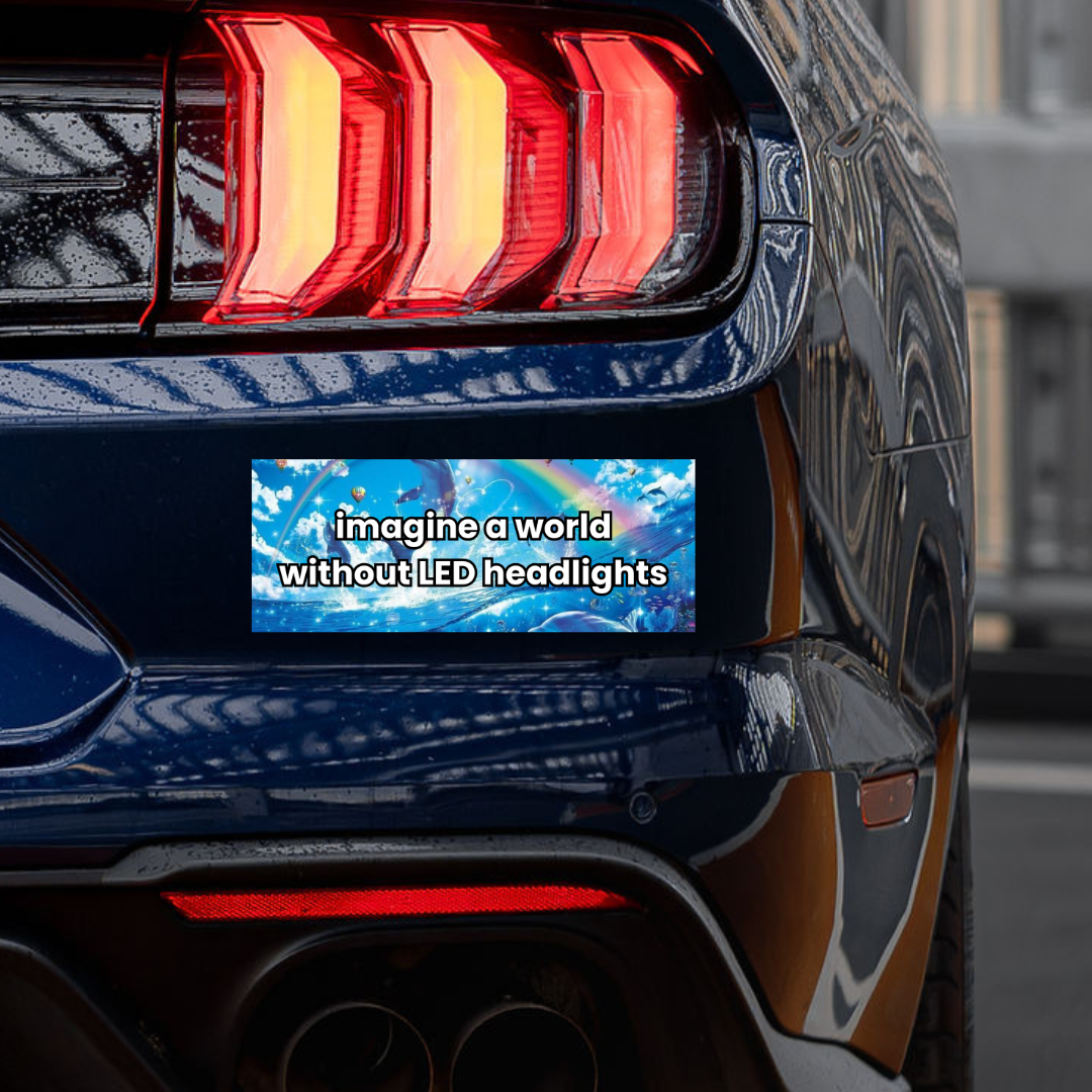 'LED Headlights' Sticker