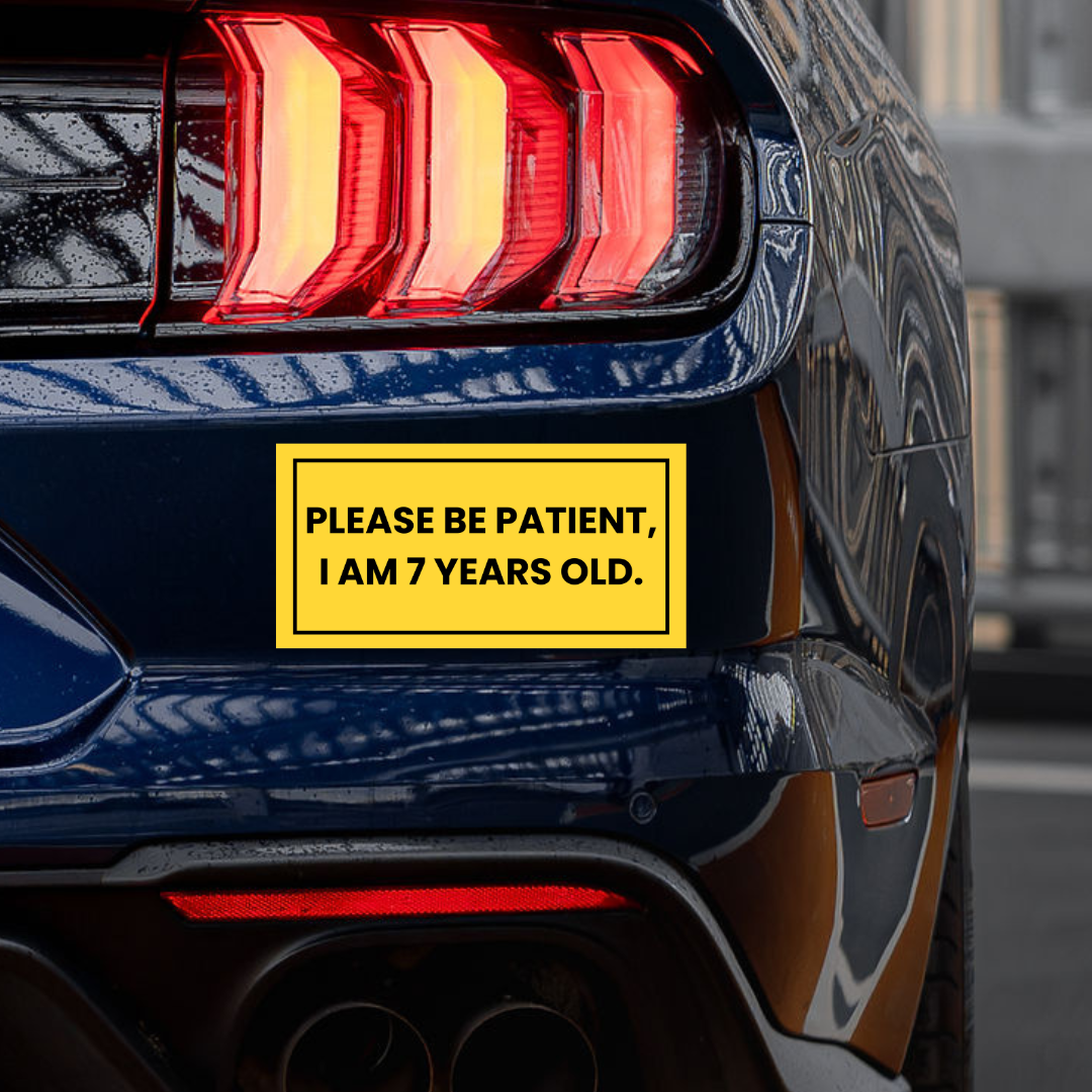 'Please Be Patient' Sticker