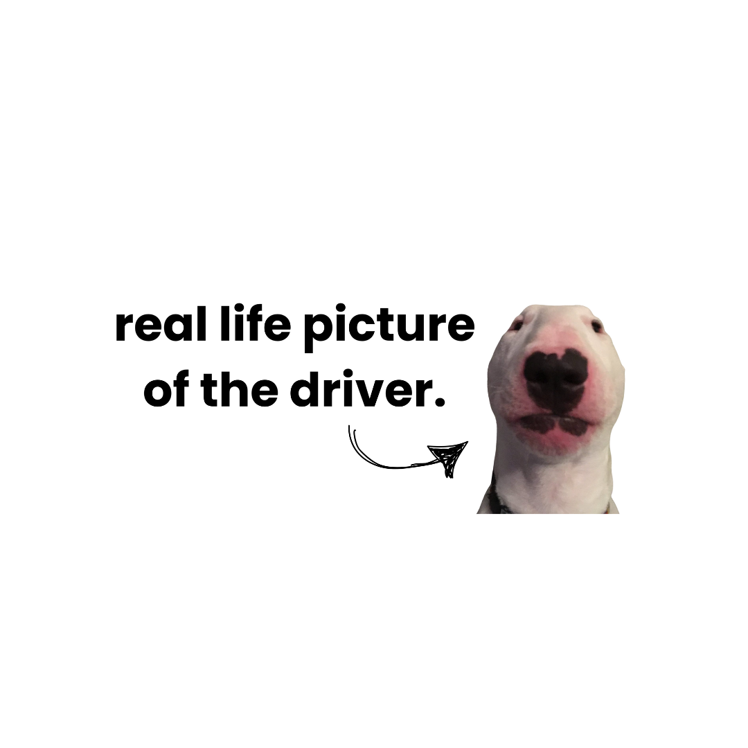 'The Driver' Sticker