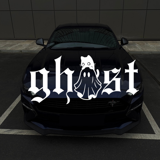 Kitty Ghost Decal