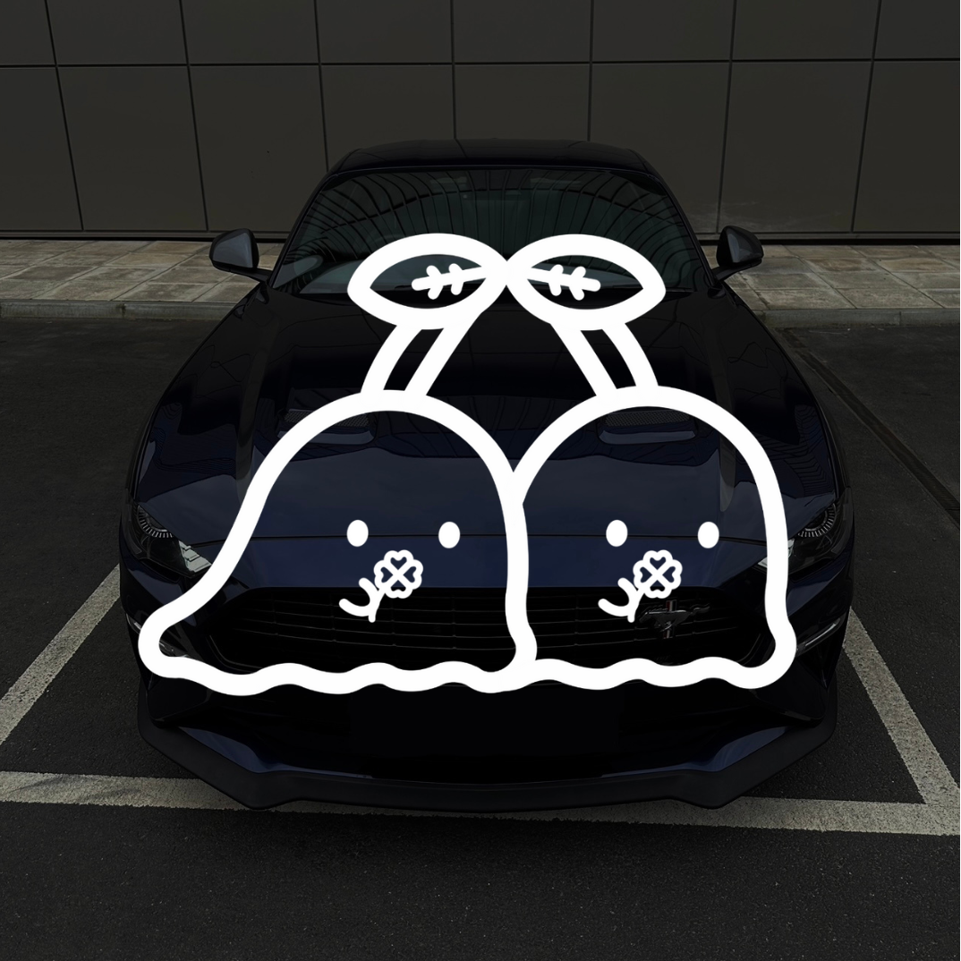 Cherry Ghost Decal