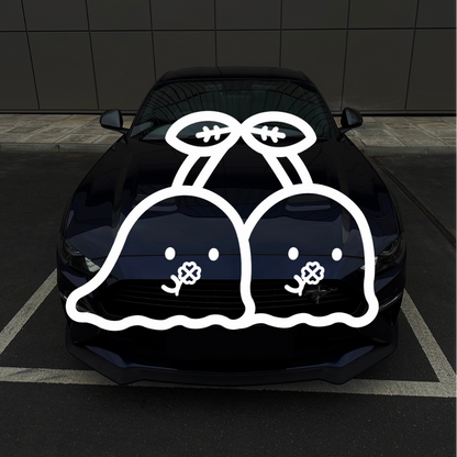 Cherry Ghost Decal