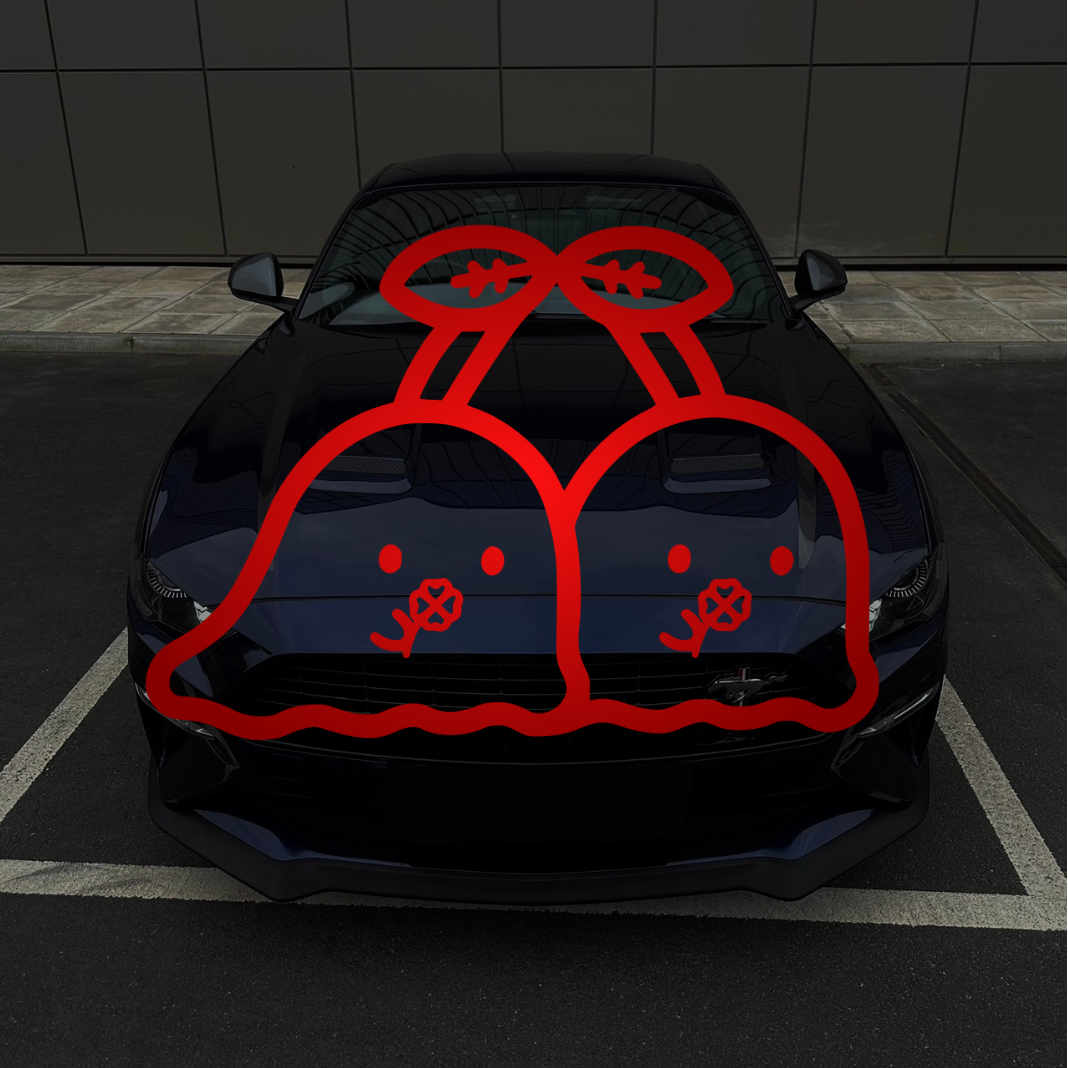 Cherry Ghost Decal