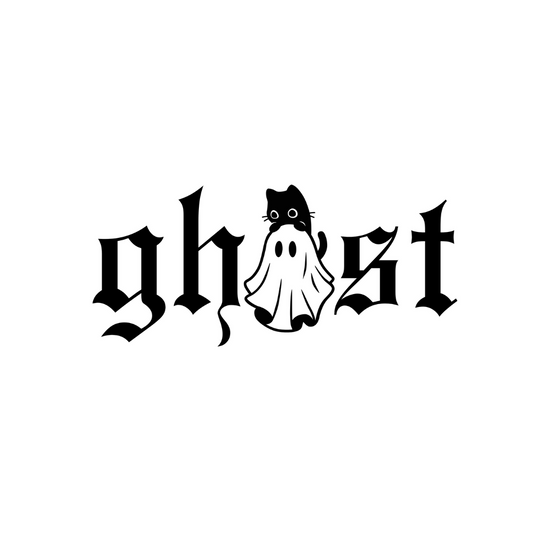 Kitty Ghost Decal