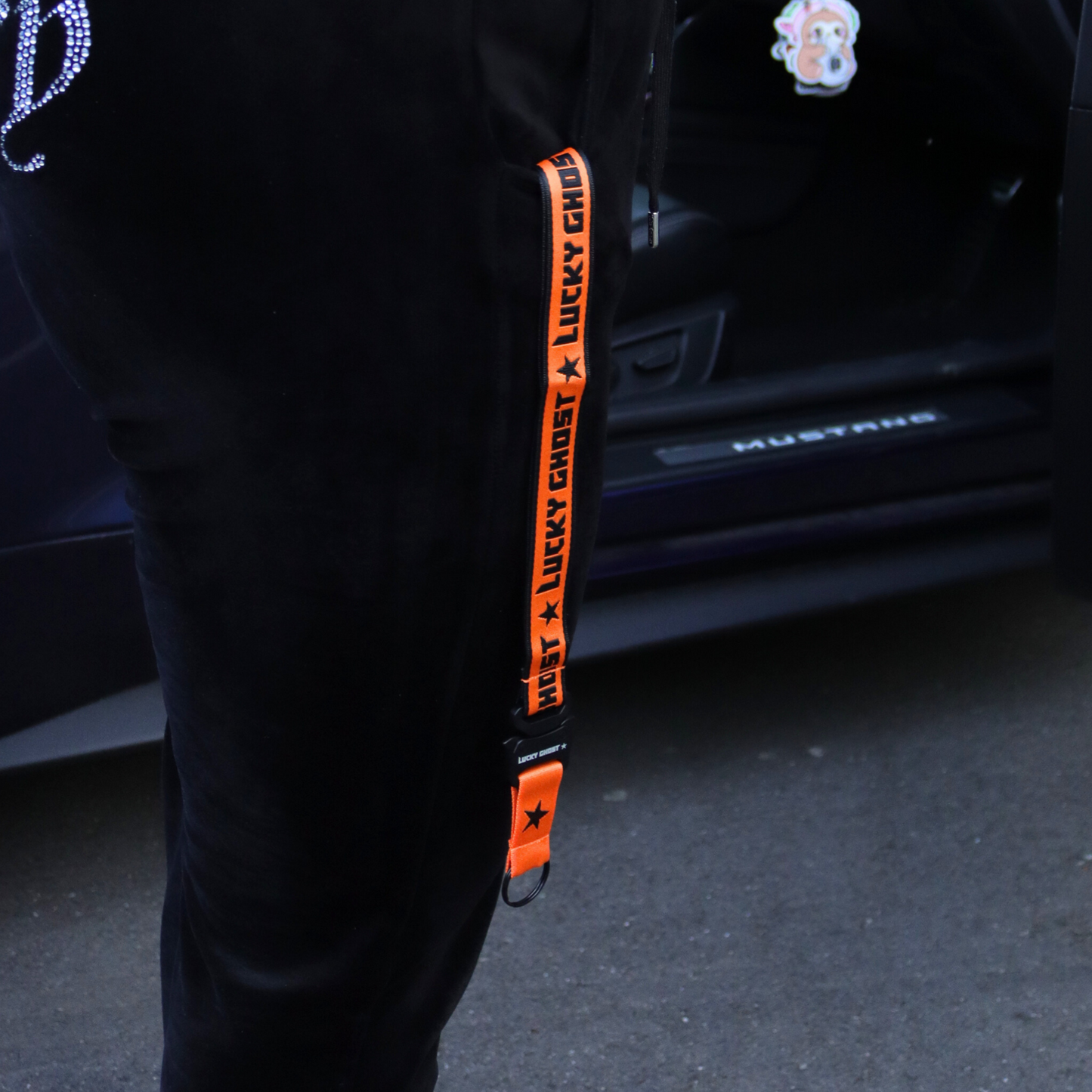 Orange Lanyard