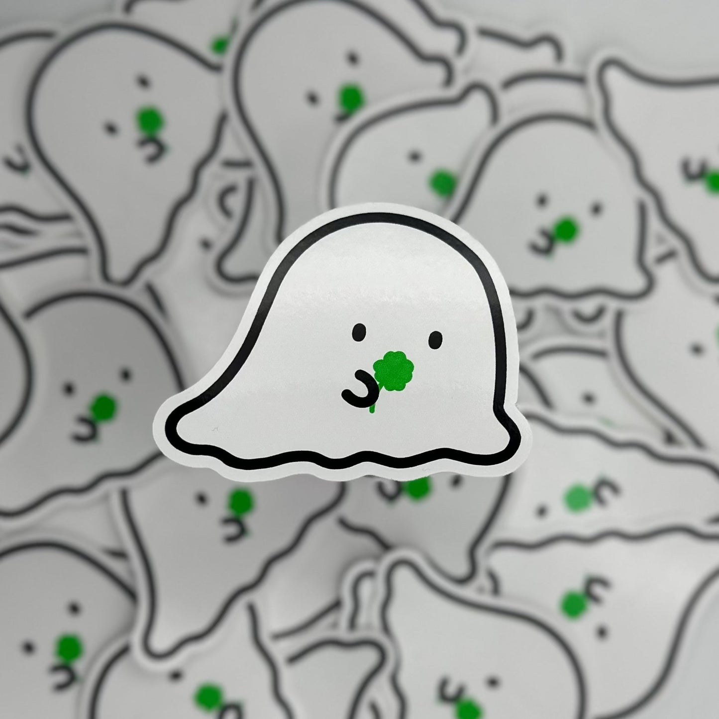 Lucky Ghost Sticker