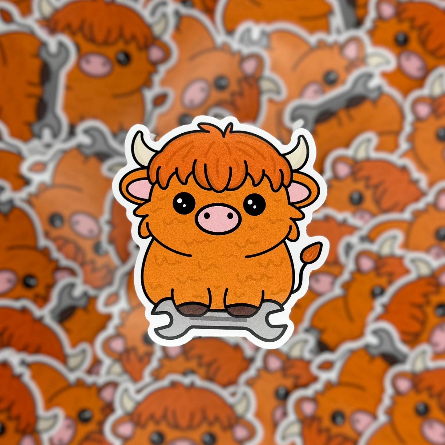 Highland Cow Sticker