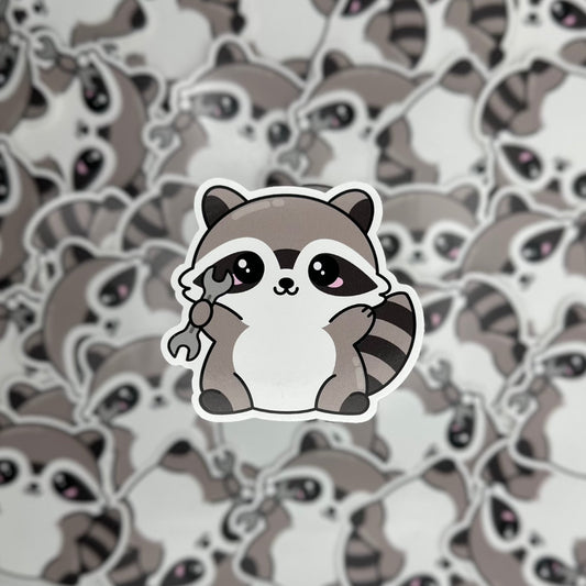 Raccoon Sticker