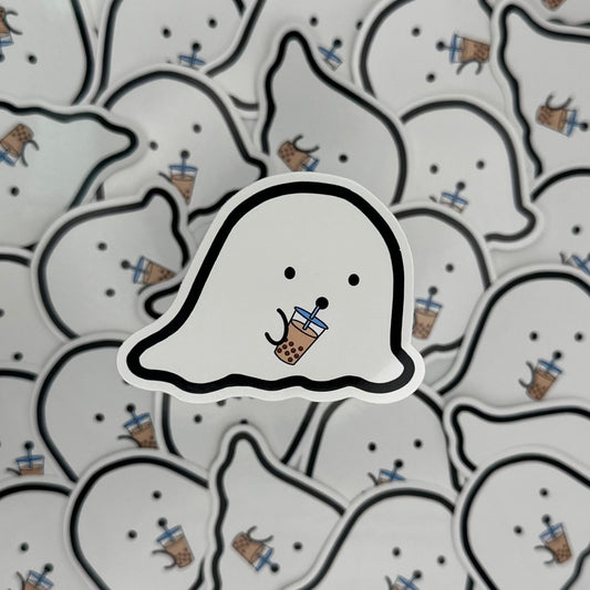 Boba Ghost Sticker