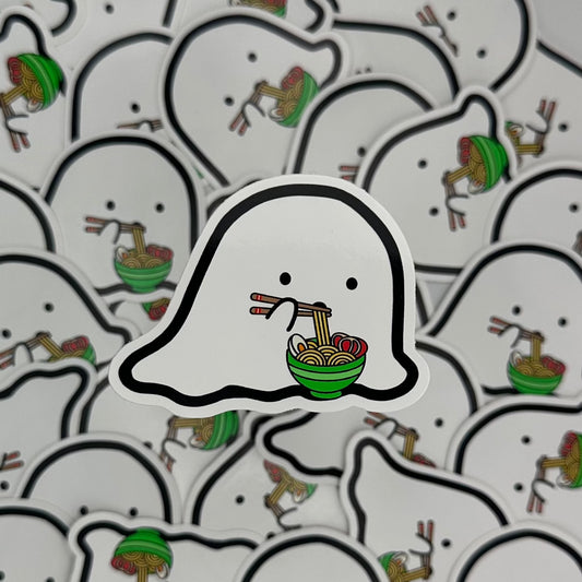 Ramen Ghost Sticker