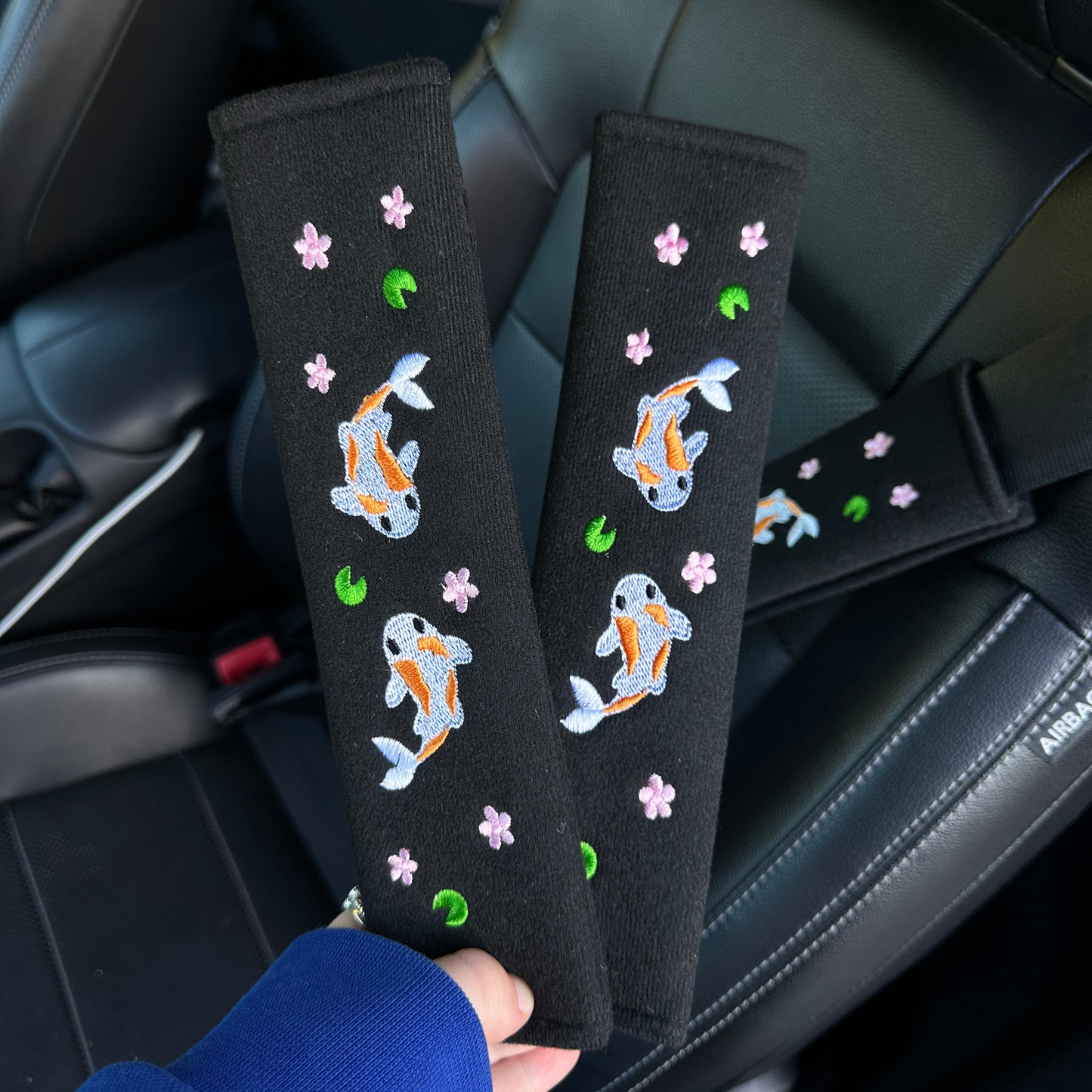 Koi Seatbelt Covers