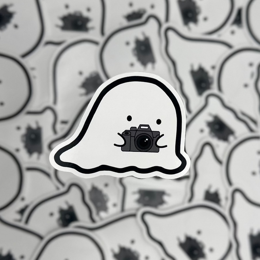 Camera Ghost Sticker