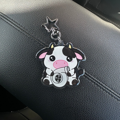 Cow Keychain