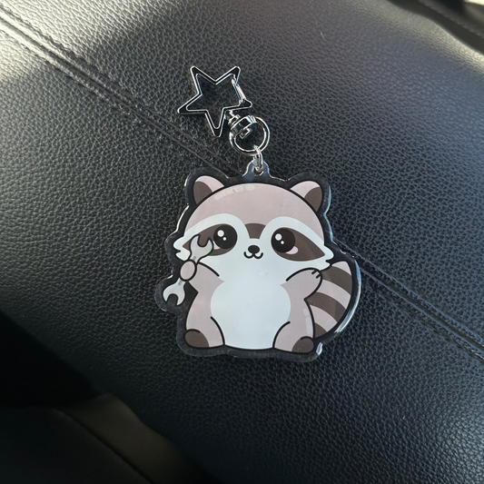 Raccoon Keychain