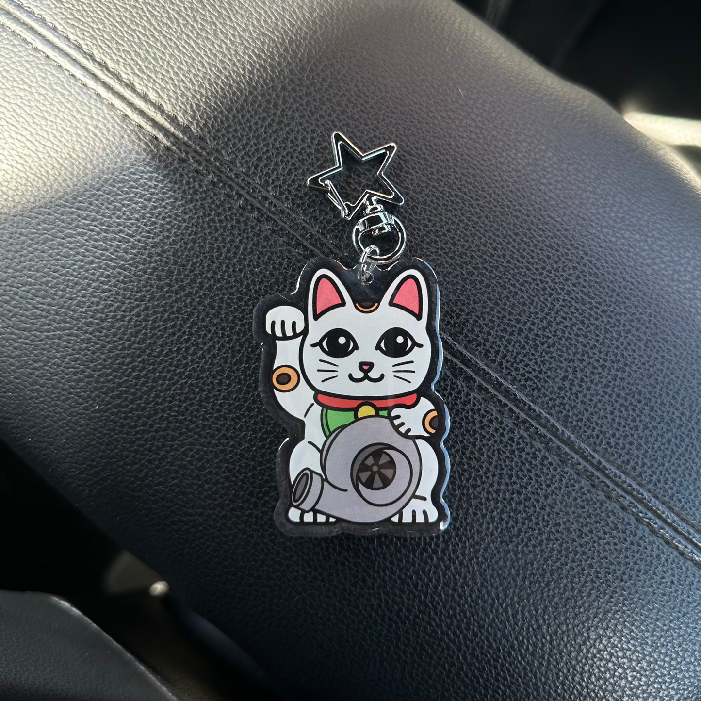 Turbo Kitty Keychain