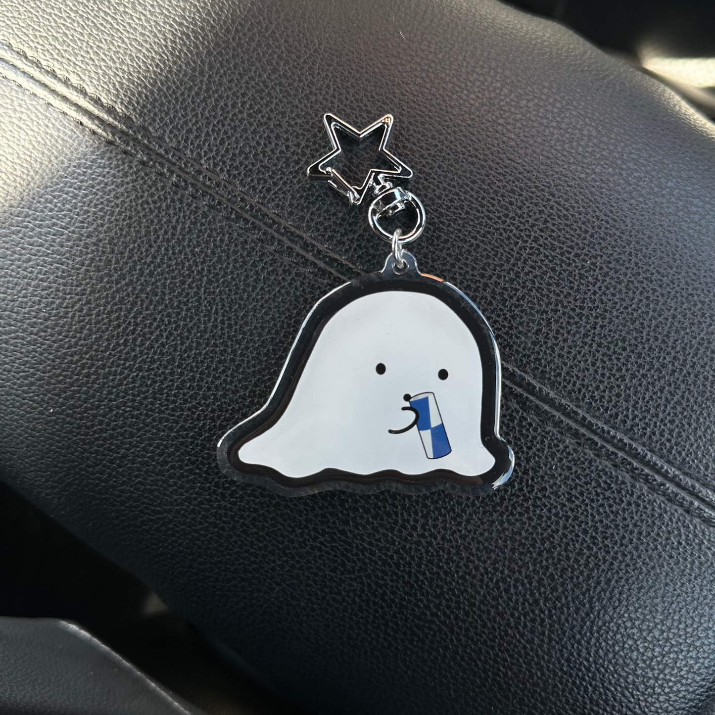 Energy Ghost Keychain