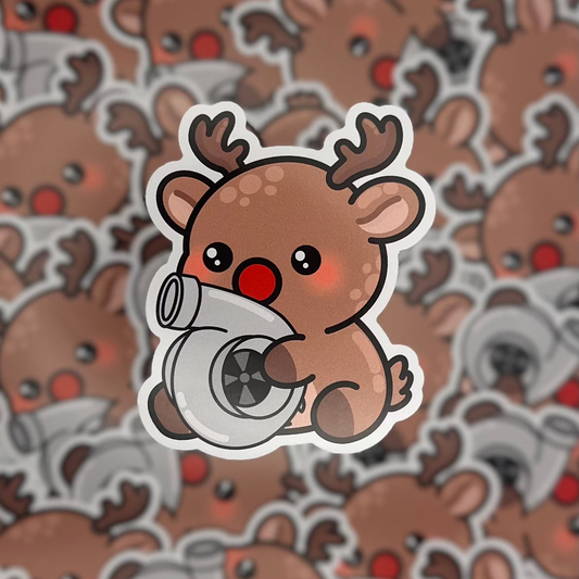 Reindeer Sticker