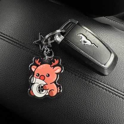 Reindeer Keychain