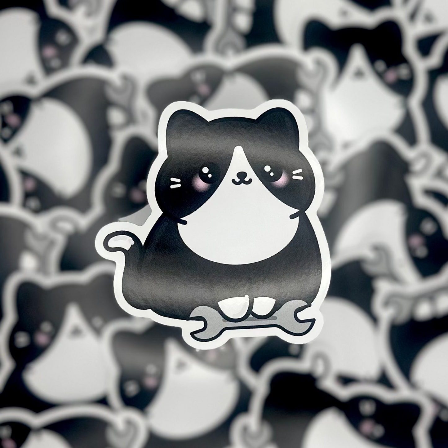 Tuxedo Cat Sticker