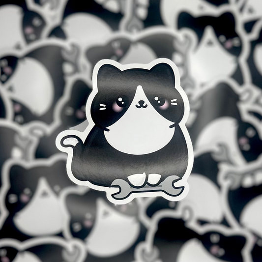Tuxedo Cat Sticker
