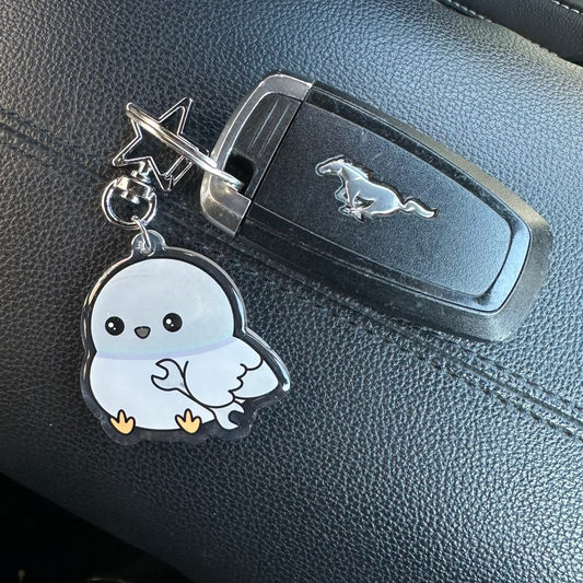 Pigeon Keychain