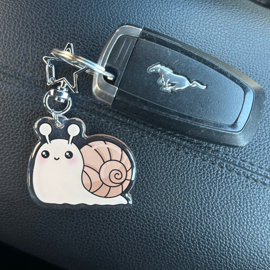 Snail Keychain
