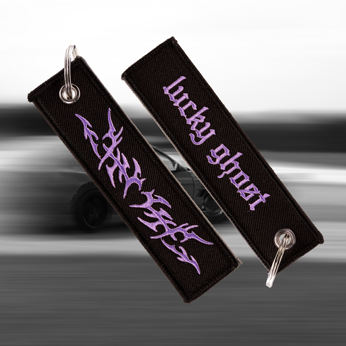 Purple Digital Love Jet Tag
