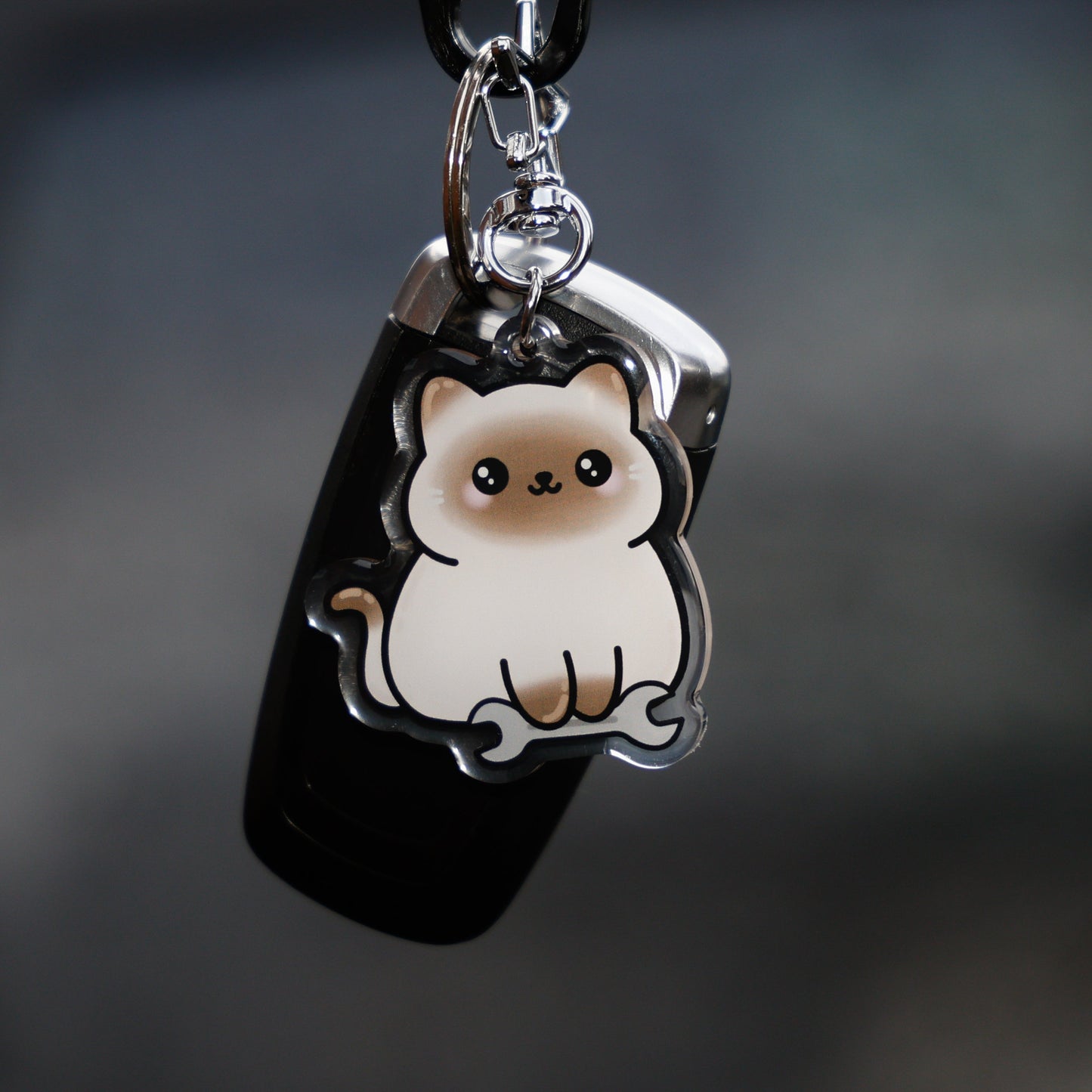 Siamese Cat Keychain