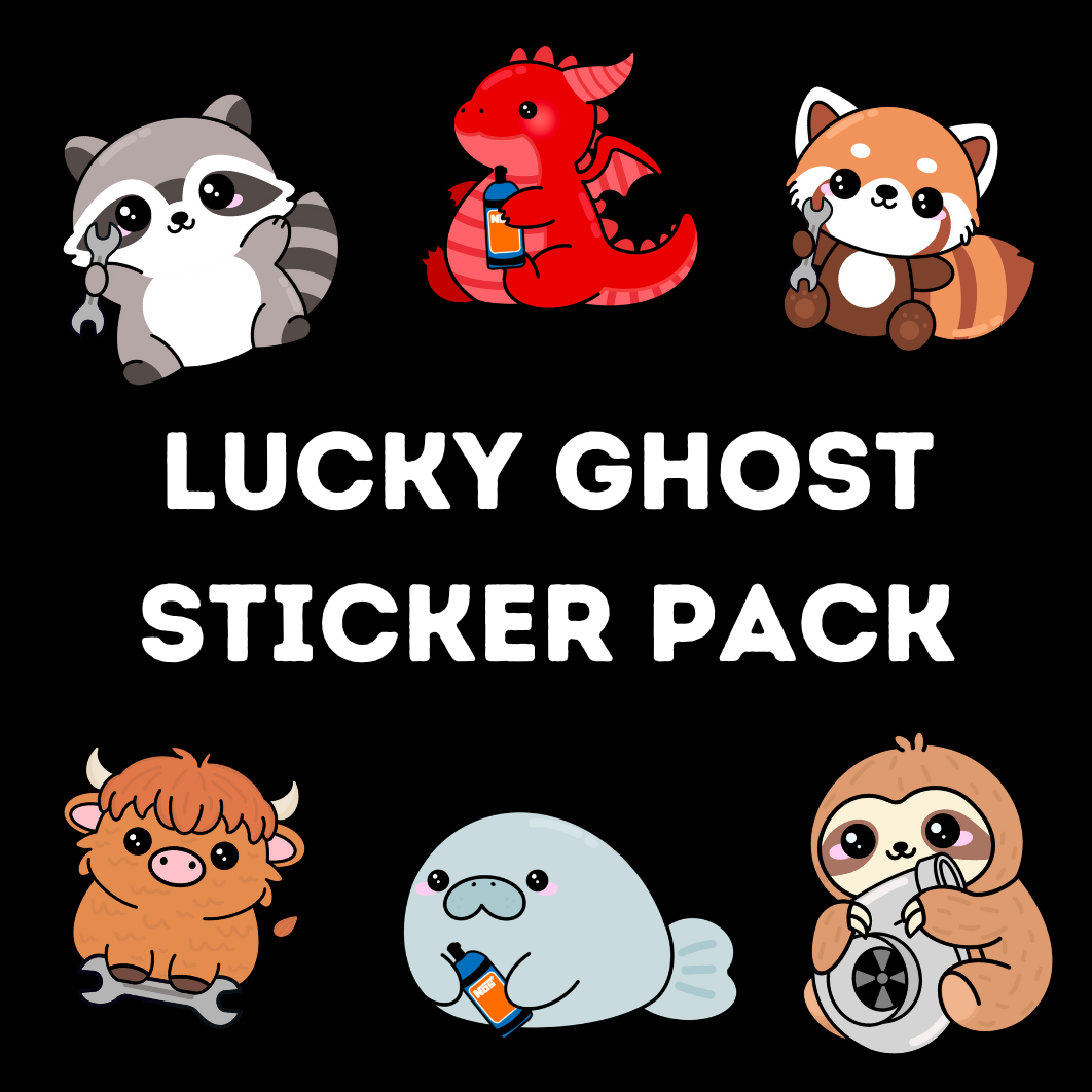 Lucky Ghost Sticker Pack