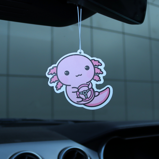 Pink Axolotl Air Freshener