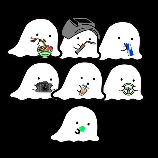 Ghost Sticker Bundle